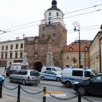 Alarm bombowy w siedzibie PO 24.01.2019