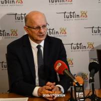 Konferencja prezydenta Żuka na temat "Zielonego Budżetu", Ratusz 24.01.2019