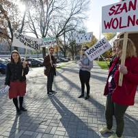 W rytmie wolności - Happening "Wolność": jestem za!" - Pl.M. Curie-Skłodowskiej - Chatka Żaka