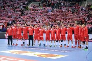 Niemal 15 tysięcy kibiców oglądało mecz Polska-Francja w Tauron Arenie Kraków (fot. ZPRP/EHF)