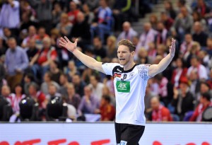 Tobias Reichmann był najlepszym zawodnikiem Vive Tauronu Kielce. Zdobył 7 bramek (fot. ZPRP/EHF)