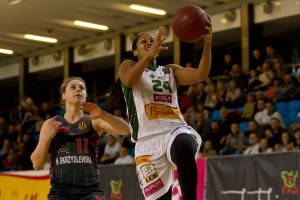 Pszczółka AZS UMCS Lublin w pierwszym meczu przegrała ze Ślęzą Wrocław 61:72, a w drugim 53:67 (fot. AZS UMCS Lublin)