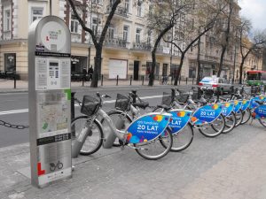 stacja roweru miejskiego ul krótka krakowskie przedmieście