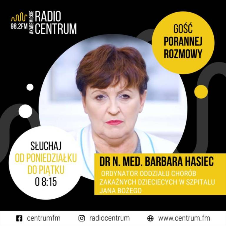 Barbara Hasiec Z Powodu Zdrowego Rozsądku Maseczki Powinny Być Używane Radio Centrum 9480