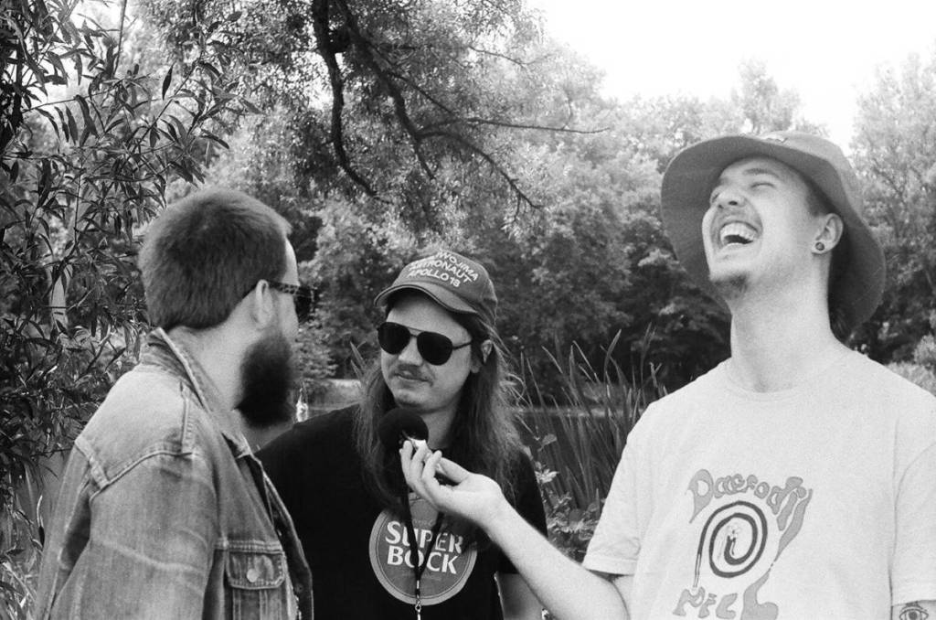 od lewej: Tomek Gołda (perkusista), Nikita Wierchow (basista), Krzysztof Walter-Croneck fot. Maciek Szukała